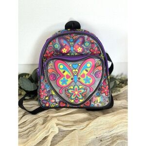 Vintage Lisa Frank Y2K 1990s Dream Writers Mini Backpack Butterflies Transparent